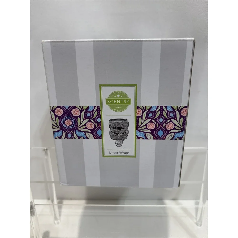 Scentsy Under Wraps Mummy Halloween Mini Wall Plug-In Wax Warmer